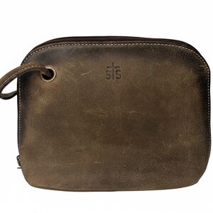 STS Ranchwear Distressed Brown Leather Bag